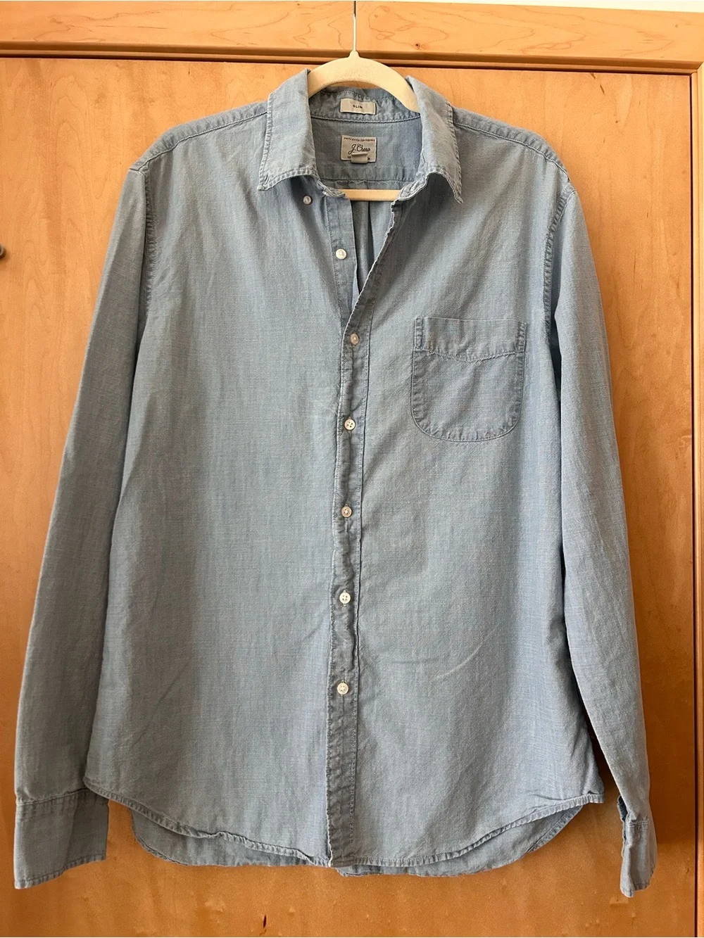 J. Crew Chambray Shirt - L